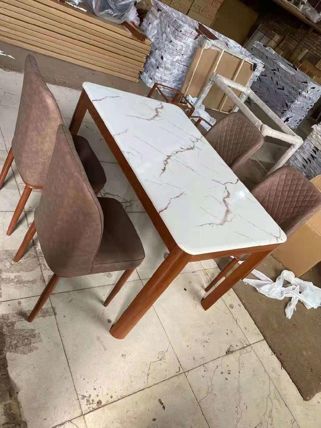 Nordic Style Marble Dining Table for 4 6 8 Seater