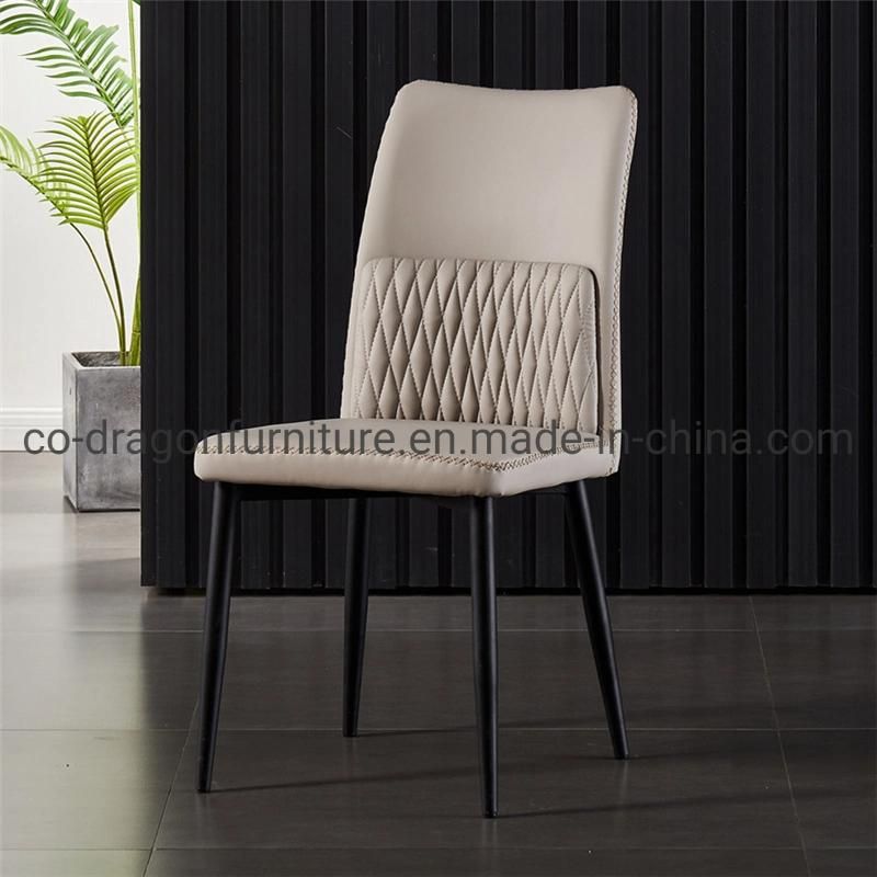 Wholesale Market Steel Dining Chair with Leather for Dining Furniture