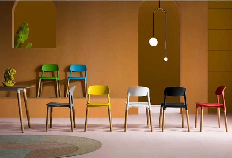 Modern Restaurant Design Chairs Silla Apilable Plastic Dining Chair