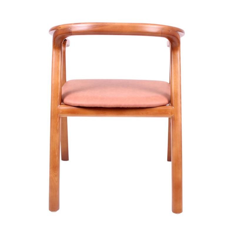 Retro Style Ming Style Wooden Frame Cushion Seat Banquet Dining Chair for Restaurant Hotel Use