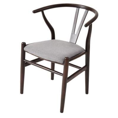 Factory of Chairs Dining Wood Dining Room Y Chair Classic Furniture Vintage Metal+Fabric Cushion Loft Chair