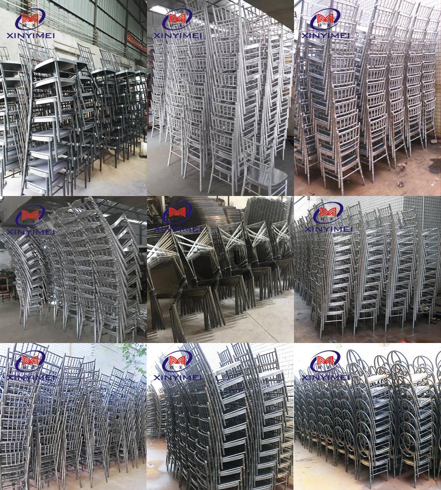 Foshan Manufacturer Wholesale Popular Metal Tiffany Wedding Chiavari Chair