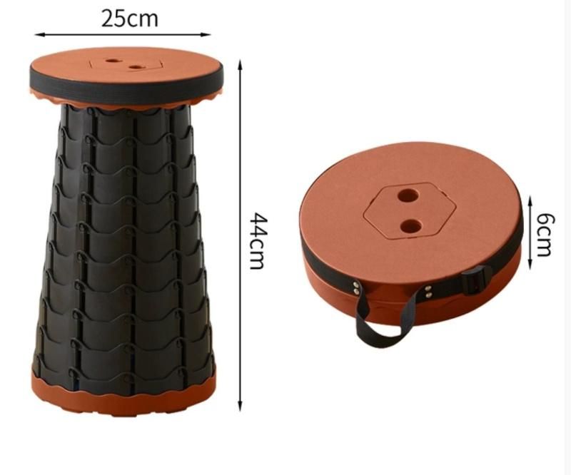 Portable Plastic Stackable Stool Chair