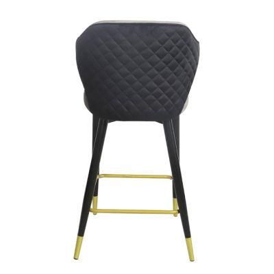 Modern Design Deluxe Velvet Bar Chair Superior