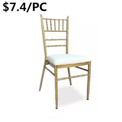 Modern Design Banquet Dining Church Metal Comfortable Silla Chiavari Chair