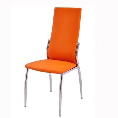 Waterproof Africa Orange Chair Office Nordic Luxury Chaise Restaurant Cushioned Comfort Manager Work Chair Nordic Dining Chair