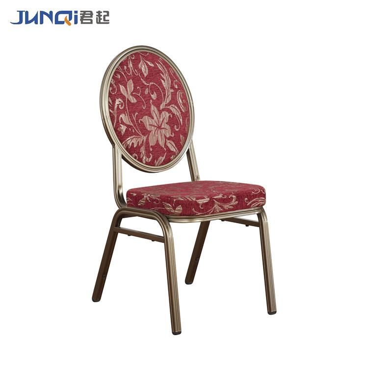 High Quality Luxury Iron Metal Restaurant Dining Wedding Hotel Banquet Chair