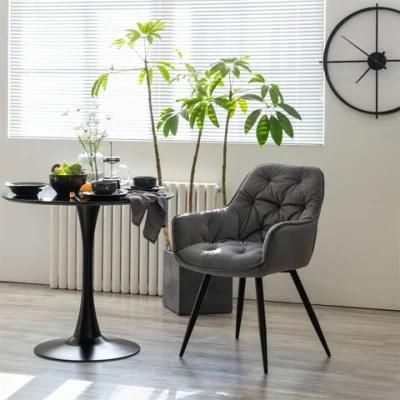 Dining Chair Wholesale Gold Luxury Nordic Cheap Indoor Home Furniture Room Restaurant Dining Chair Velvet Modern Dining Chair