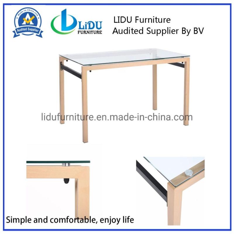 Wooden Furniture Dining Table Set Tempered Glass Dining Table Best Price Glass Dining Room Set