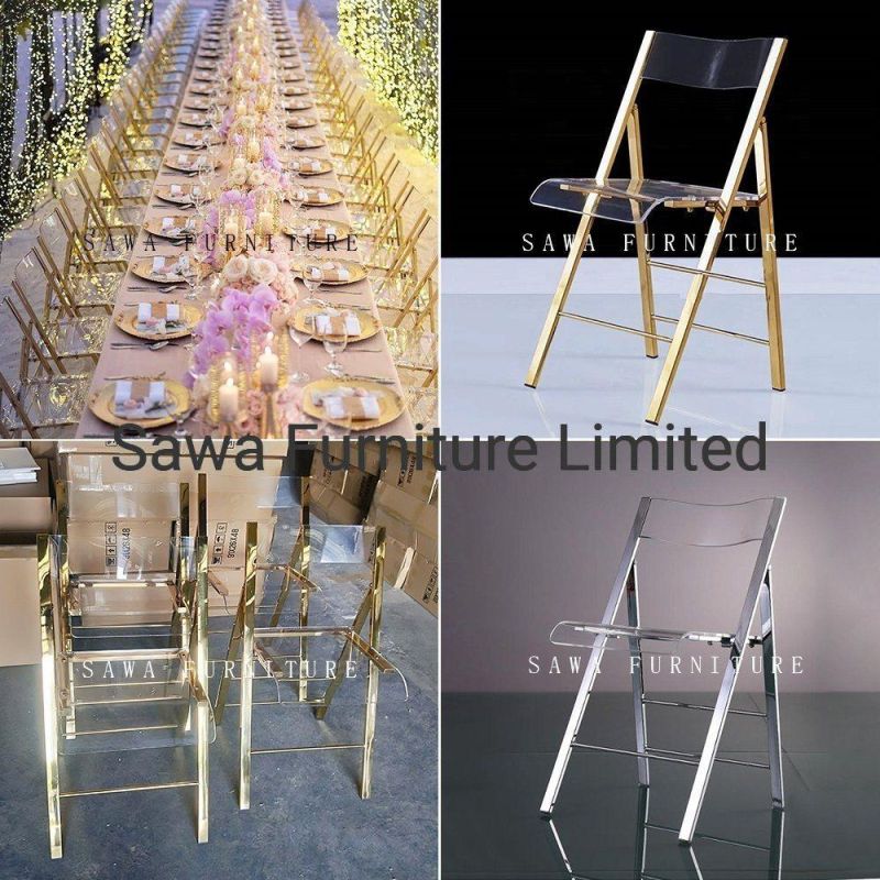 Hotsale Stainless Steel Chair with Leather for Wedding Banquet Home Furniture