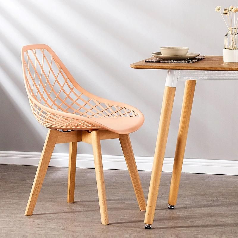 Quality Dining Chair Modern Chair Comfort Design Wood Plastic Chair