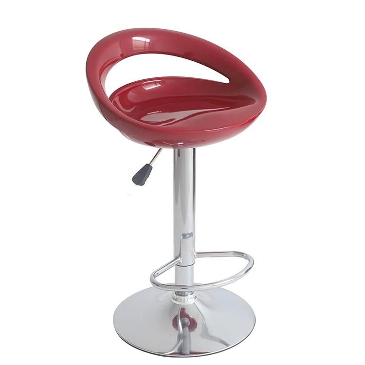 Wholsale Furniture Hot Sale Modern Stainless Steel High Counter Leather Bar Stool Bar Chair