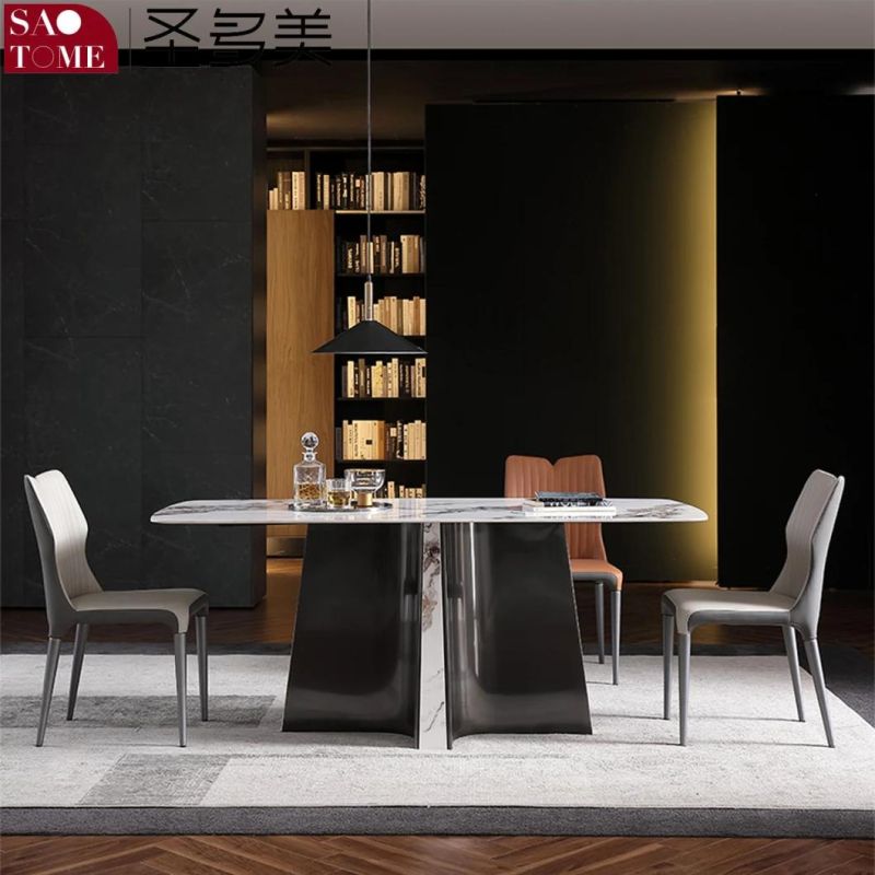 Modern Popular Rock Board Furniture Dining Table