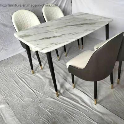 Modern Art Dining Room Furniture Marble Dining Table