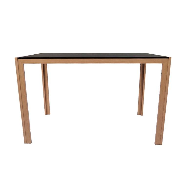 Furniture Dinning Table Foshan Heat Transfer Leg Table Base Modern 4 Seater Glass Dining Table