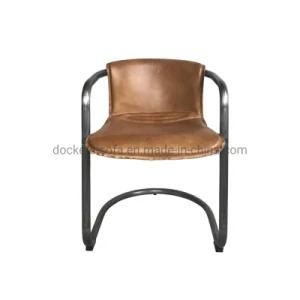 Best Sale Industrial Style Restaurant Caft Furniture Metal Tube Frame Dining Chair