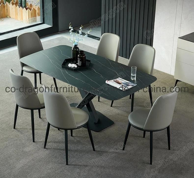 Wholesale Market Dining Table 8 Seater Luxury with Marble Top