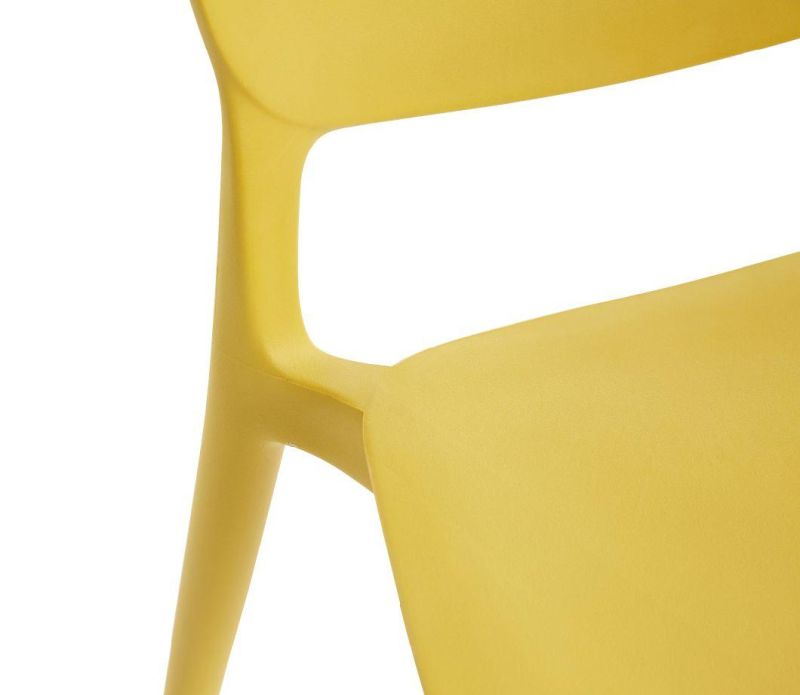 Outdoor Cheap Durable Wholesale PP Chairs Nordic Stackable Monoblock Design Price Modern Colored Plastic Dining Chair Sales