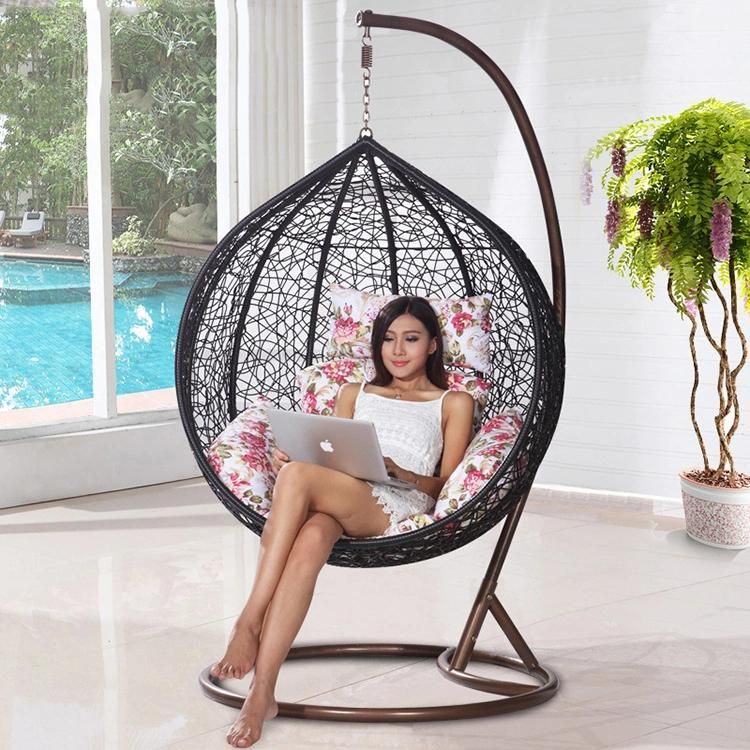 2022 Indoor and Outdoor Iron Hanging Basket Adult Leisure Swing Chair Hanging