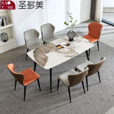 Modern Living Room Dining Room Furniture Diamond Foot Dining Table