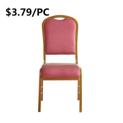 Chinese Armless Ergonomic Furniture Comfortable Stackable Dining Wedding Banquet Chair