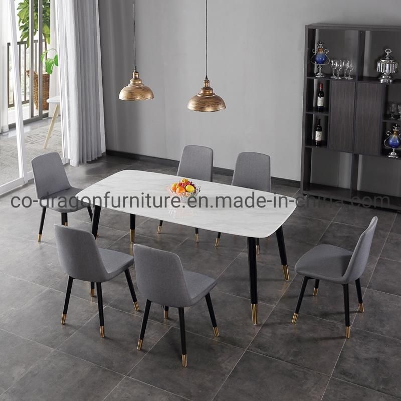 Wooden Legs Fabric Software Dining Chair Set for Home Furniture