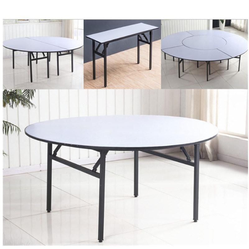 Special Design Iron Frame for Round PVC Table