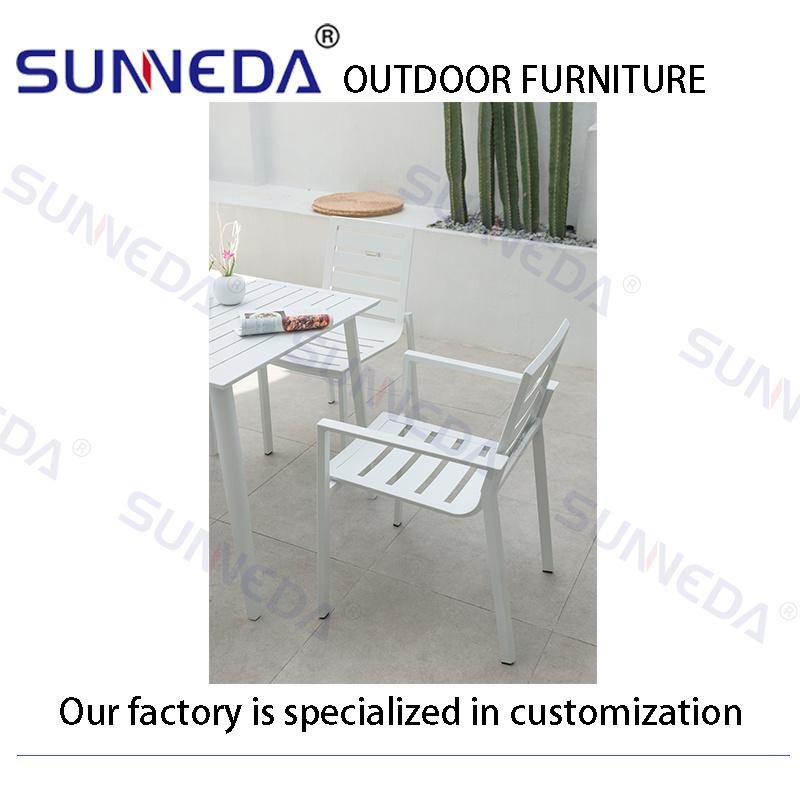 Outdoor Furniture Garden Sets Dining Patio Sun Aluminum Chair with Table