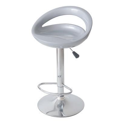 Hot Sell Modern Style Stainless Steel Base Dining Bar Chair ABS Plastic Barstools Chair