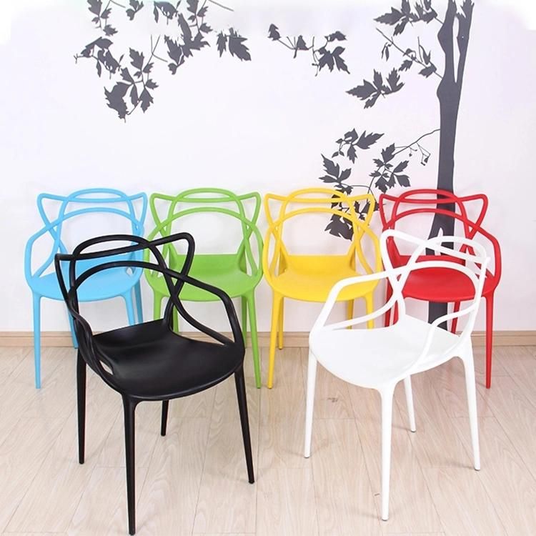 Modern Outdoor Furniture Simple Chair Plastic Dining Stackable Chair