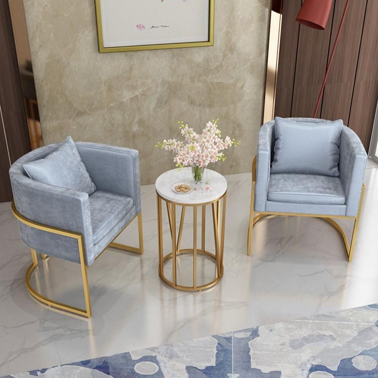 New Design Wholesale Price Designer Home Goods Furniture Modern Luxury Meeting Velvet Fabric Upholstered Dining Chair