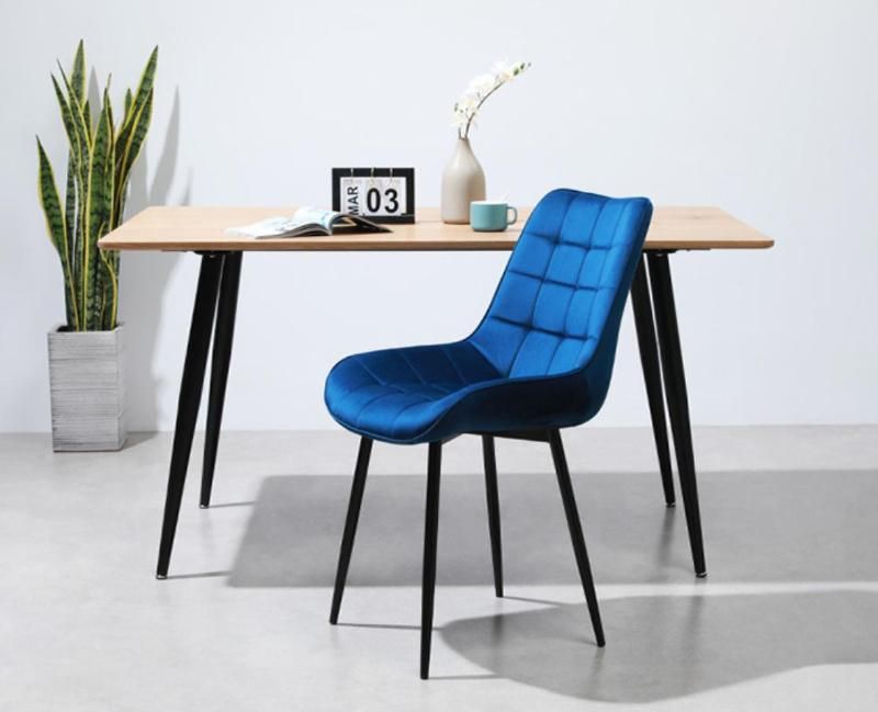 Italian Modern Upholstered Velvet Dining Chair