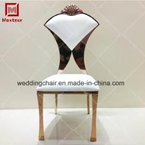 Stainless Steel Fashion Event Rent Wedding Dining Chair for Wholesale