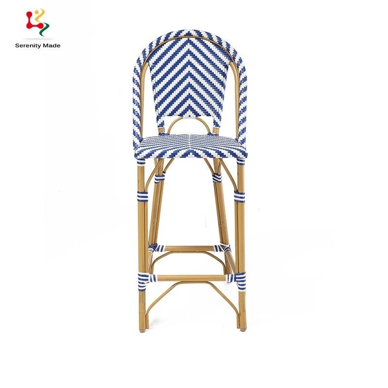 Indonesia Furniture High Quality Wicker Rattan High Counter Bar Stool