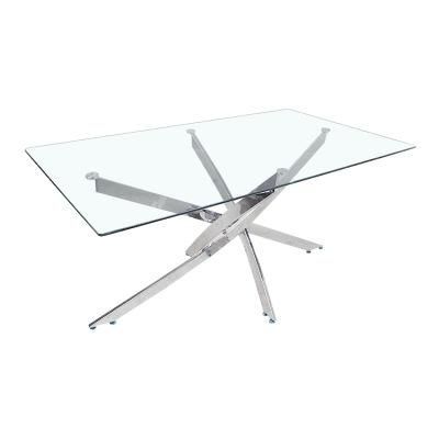 Wholesale Home Dining Furniture Temerable Glass Restaurant Table