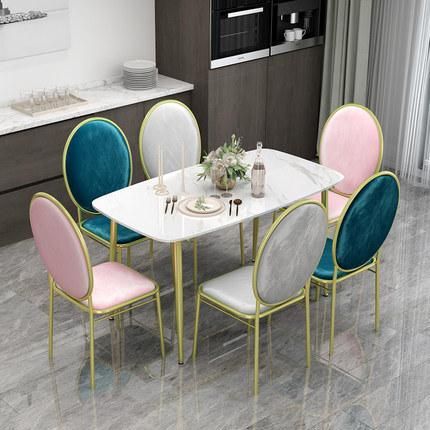 Low Price Modern Style Simple Hiagh Back Colorful Dining Chair