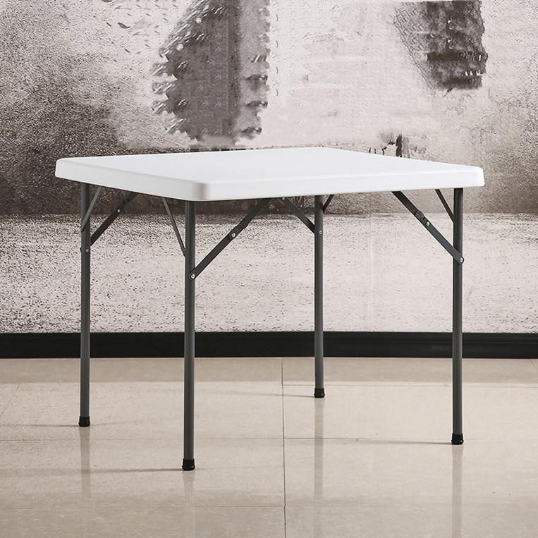 Wholesale Restaurant Banquet Hotel Dining Indoor Meeting Metal Folding Table