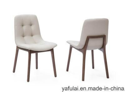 Modern Home Furniture Restaurant Furniture Solid Wooden PU Dining Chair