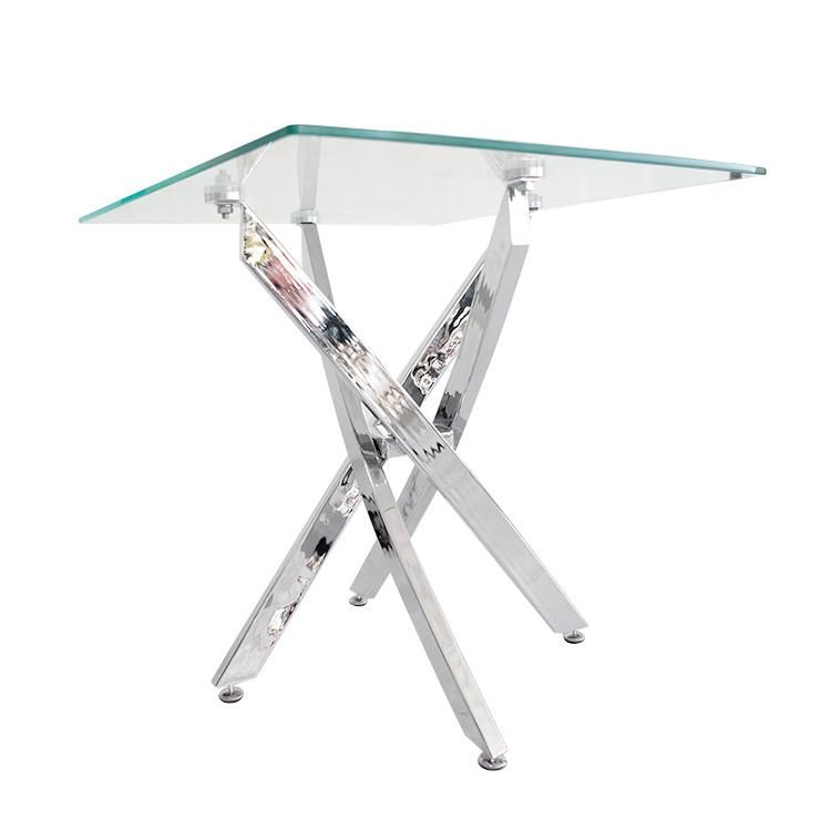 Home Furniture Dining Table Glass Surface Dining Table