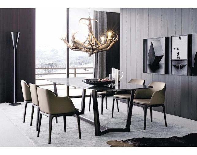 Dining Furniture Leather Armchair Grace Dining Armchair