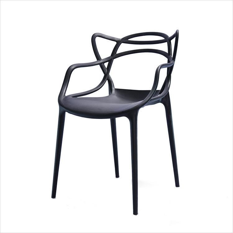 Indoor Leisure Cafe Hotel Home Garden Comfortable Dining Plastic Chair