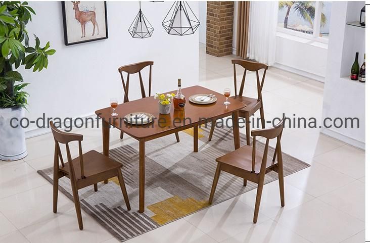 Unique Design Wood Furniture High Back Dining Chair Sets