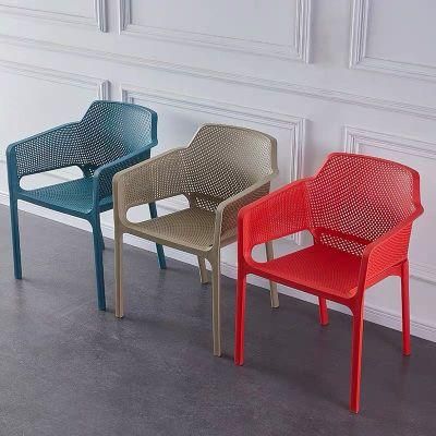 Stackable Hole Back Polypropylene Plastic Dining Restaurant PP Chair