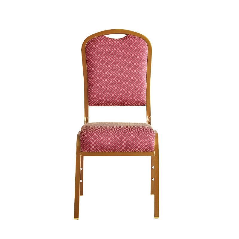 Chinese Armless Ergonomic Furniture Comfortable Stackable Dining Wedding Banquet Chair