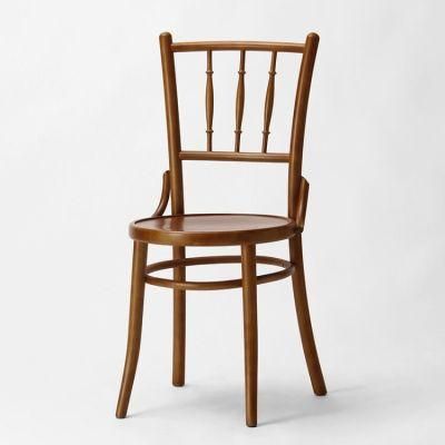 Kvj-9042 New Design Restaurant Brown Wooden Dining Chair