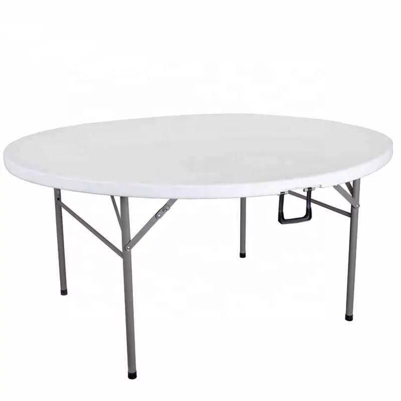New Style Round Picnic Dining Utility Restaurant Household Folding Table