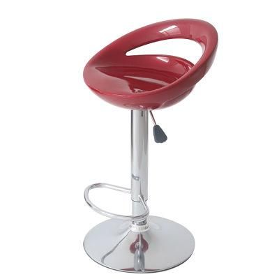 Hot Sale Chinese Market Discount Modern Designer Design Bar Furniture Metal Leg Plastic Face Bar Chair