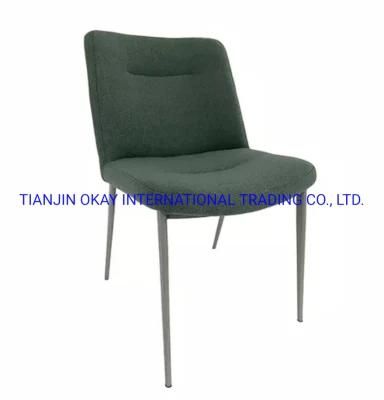 China Wholesale Luxury Contemporary Leather Dining Chairs Fashion Ash PU Leather Chair