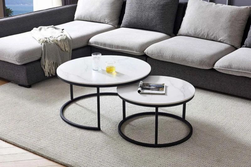 Armani Grey Sintered Stone Coffee Table