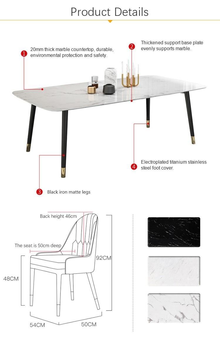 Wholesale Modern Home Furniture Luxury Dining Room Furniture Dinner Table